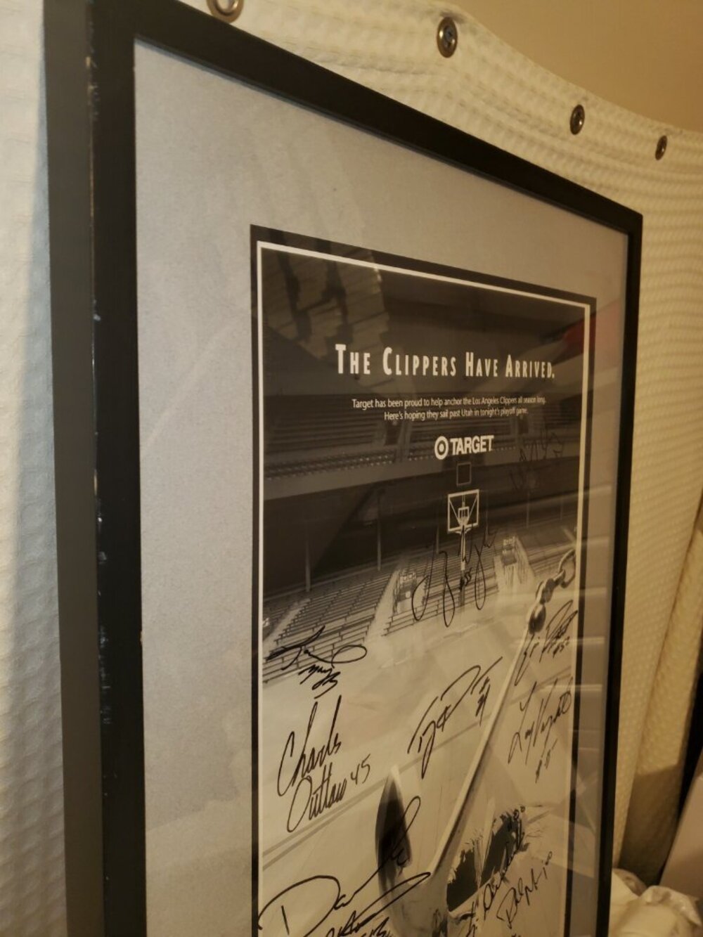 VTG 1997 LA CLIPPERS Playoffs 13 Player Signed Autographed Poster Vs Utah - RARE - Picture 2 of 9